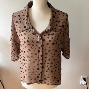 Forever 21 Animal Print Top